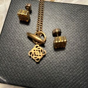 Gold-Tone Jewelry Set